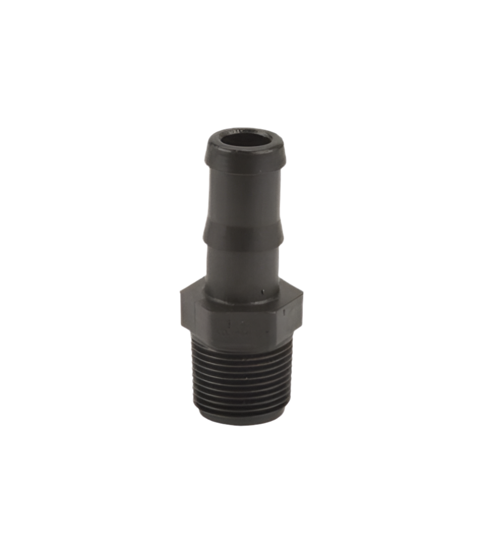 3/4" Male Thread x 3/4" Hose Barb Straight