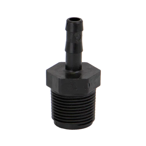 3/4" Male Thread x 3/8" Hose Barb Straight