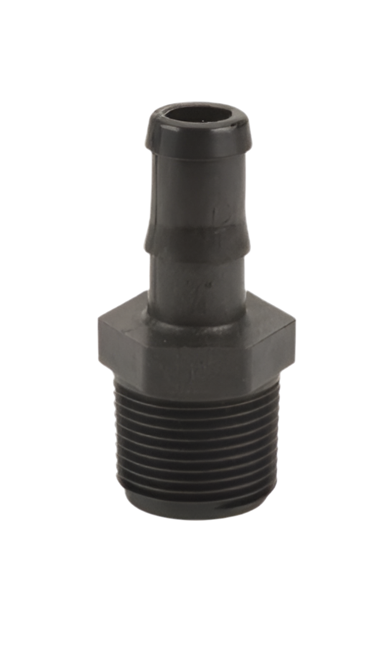 1" Male Thread x 3/4" Hose Barb Straight