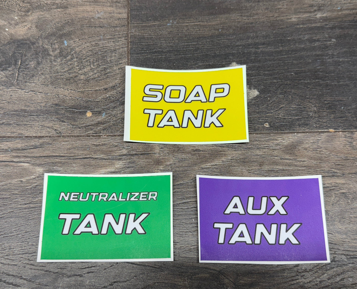 AUX Tank Label