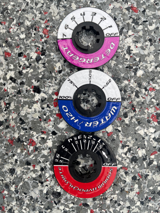 GF Metering Valve Labels