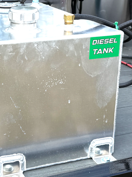 Diesel Tank Label