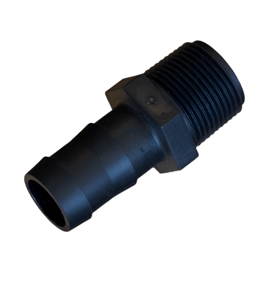 1" Male Thread x 1" Hose Barb Straight