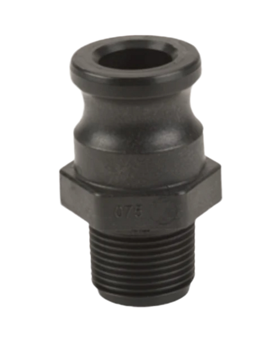 3/4" Male Adapter x 3/4" Male Thread Poly Cam Lever Coupling