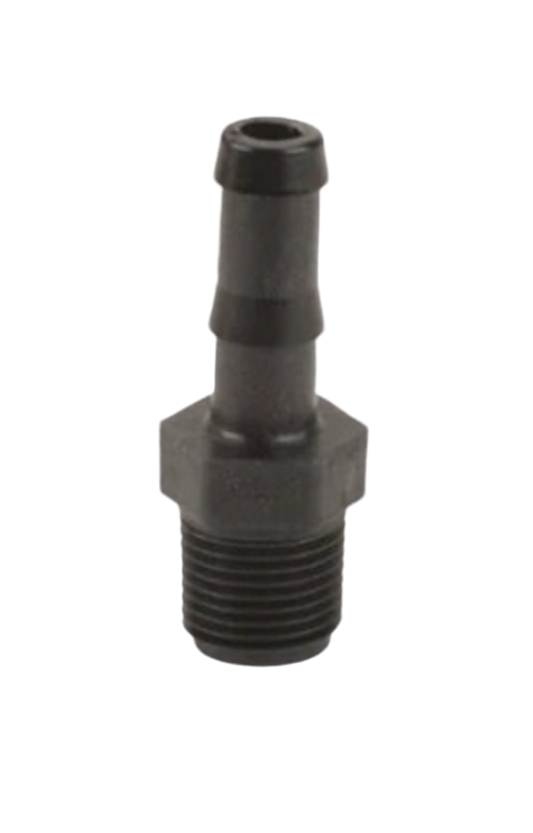 1/2" Male Thread x 1/2" Hose Barb Straight