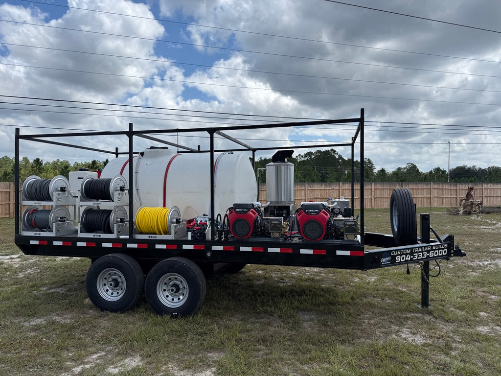 8.5FT X 16FT DECKOVER 7K AXLES