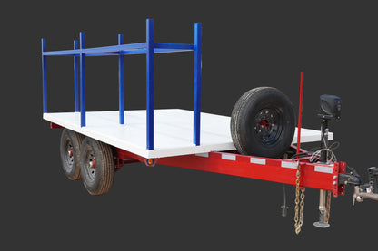 Overkill GEN 3 8.5x12 Deckover Trailer FREEDOM EDITION 7k Axles *Half Rack*