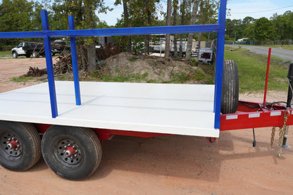Overkill GEN 3 8.5x12 Deckover Trailer FREEDOM EDITION 7k Axles *Half Rack*