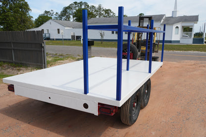 Overkill GEN 3 8.5x12 Deckover Trailer FREEDOM EDITION 7k Axles *Half Rack*