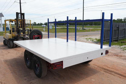 Overkill GEN 3 8.5x12 Deckover Trailer FREEDOM EDITION 7k Axles *Half Rack*