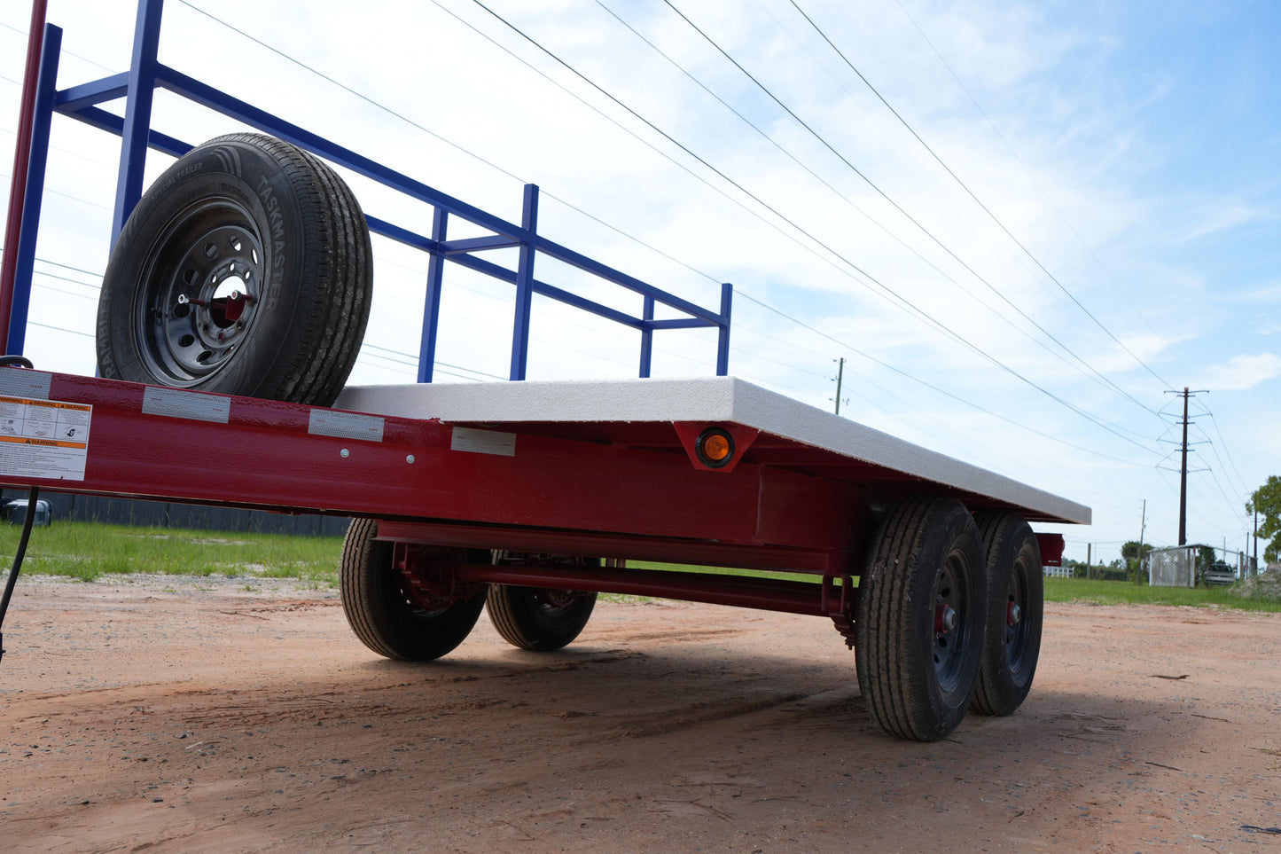 Overkill GEN 3 8.5x12 Deckover Trailer FREEDOM EDITION 7k Axles *Half Rack*