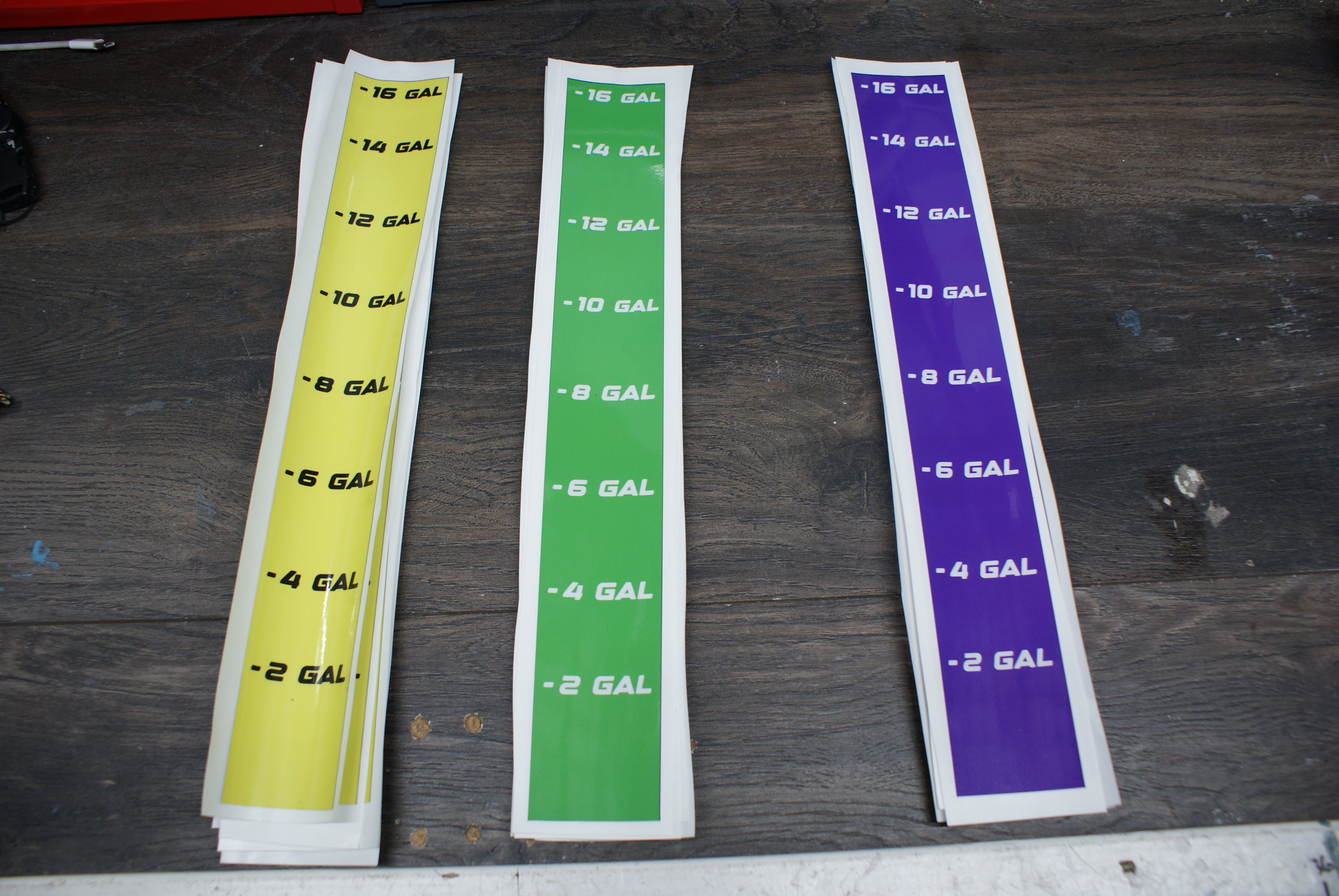 16 Gallon Tank Label – Overkill Wash Equipment