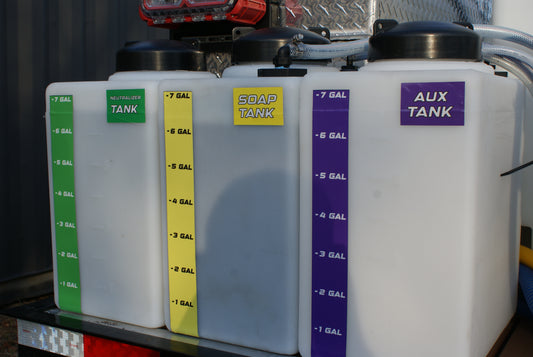 7 Gallon Tank Labels