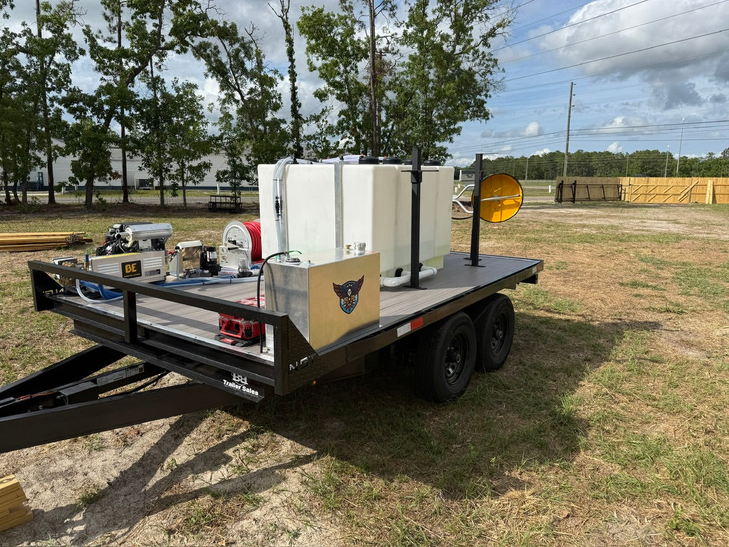 8.5' x 12' Deckover Trailer Build