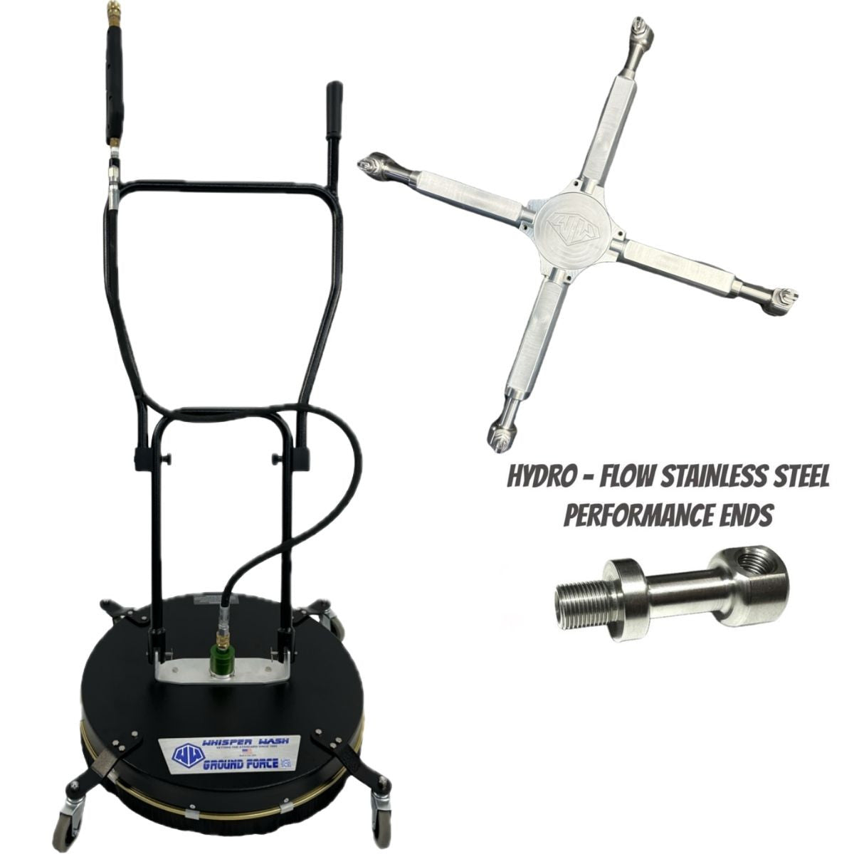 Whisper Wash Ground Force 24 Inch Surface Cleaner