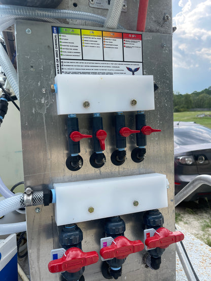 Asahi Metering Valve Labels