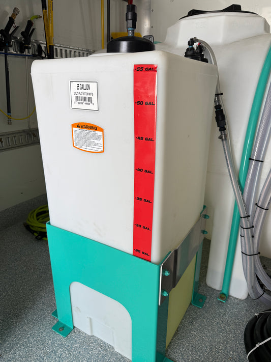 55 Gallon Vertical Tank Strap Label