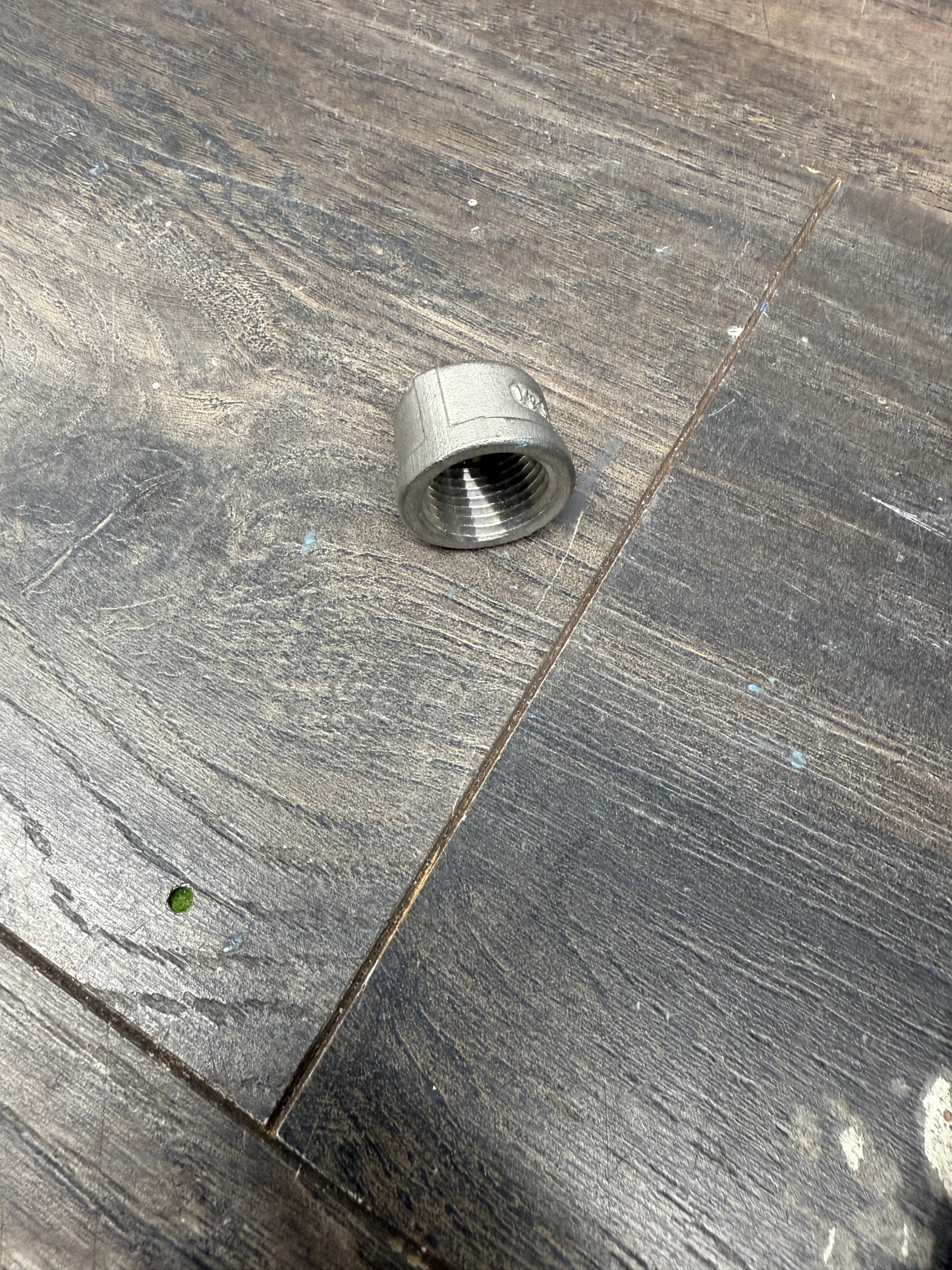 1/2" FPT Stainless Cap