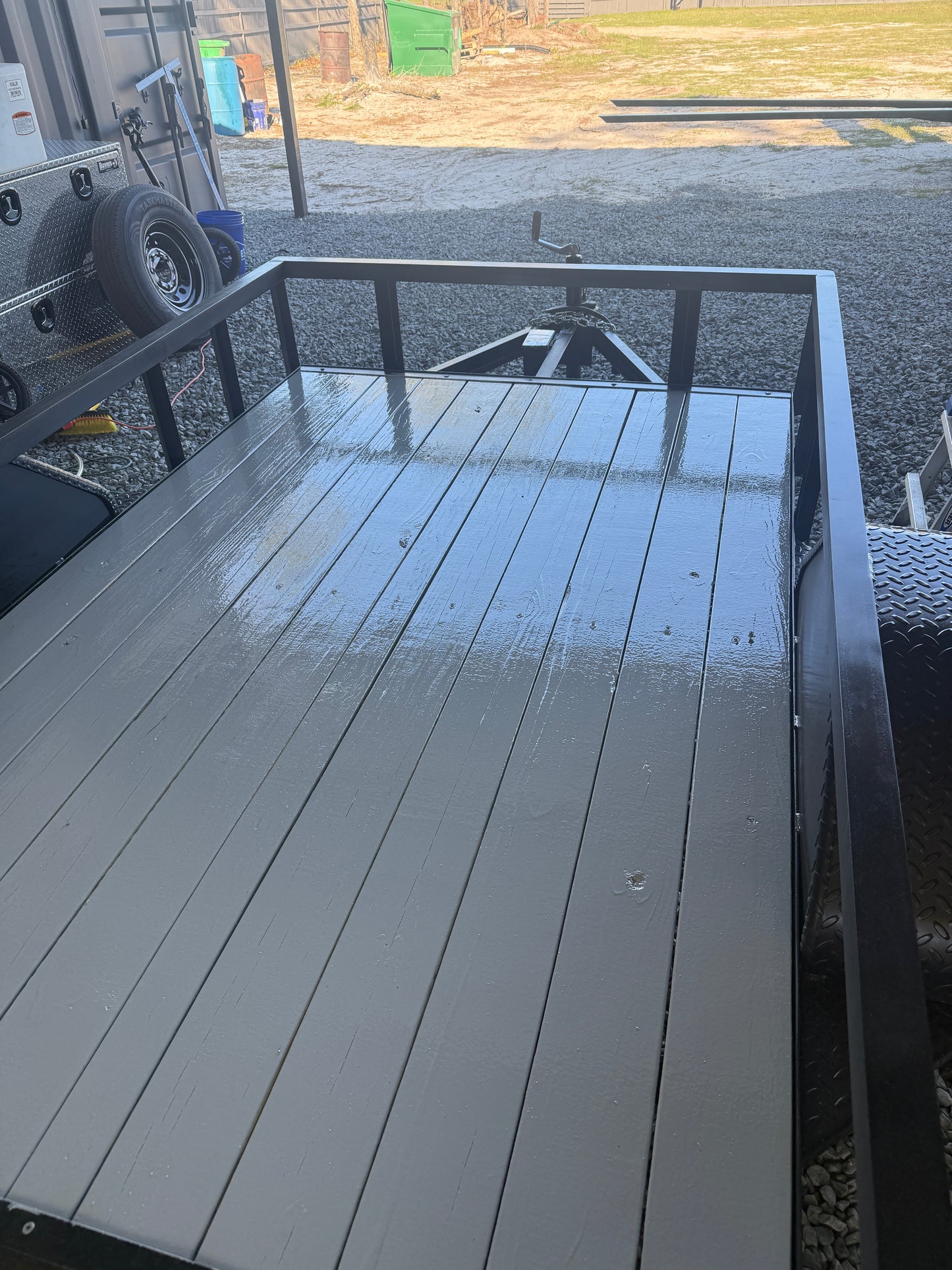 5x8 Utility Trailer 5200lb axle