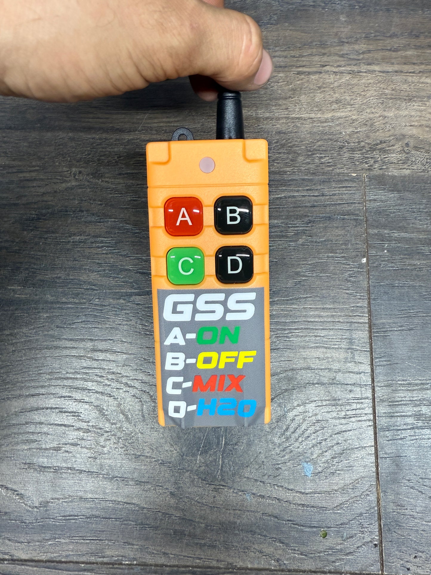 GSS Remote Label Orange Remote Style
