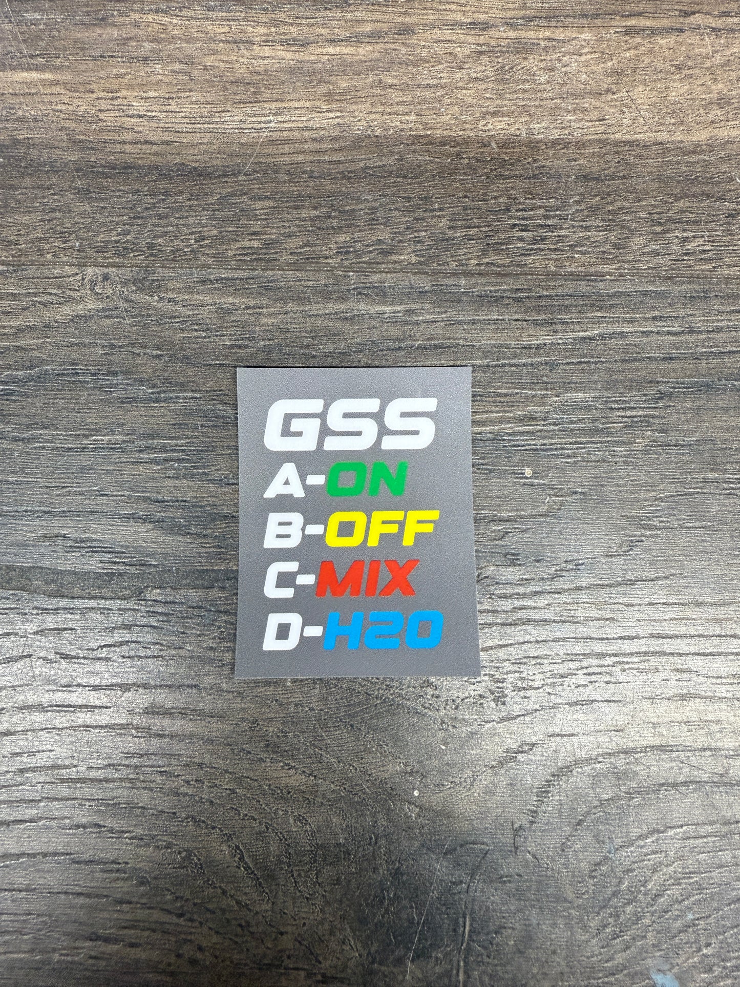 GSS Remote Label Orange Remote Style