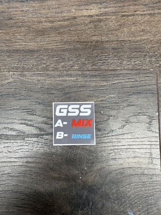 GSS Remote Label Orange Remote Style