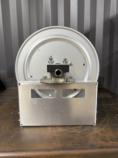 Stealth 12" Aluminum Full Frame Hose Reel — 3/4" Stainless Steel Manifold & Swivel