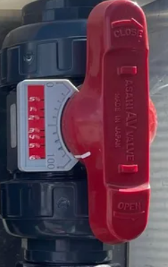 Asahi Metering Valve Labels