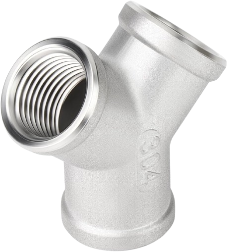 1/2" Y Fitting Stainless