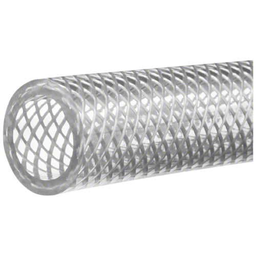1" ID Clear Braid Hose BY FOOT