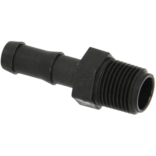 3/8" Male Thread x 1/2" Hose Barb Straight