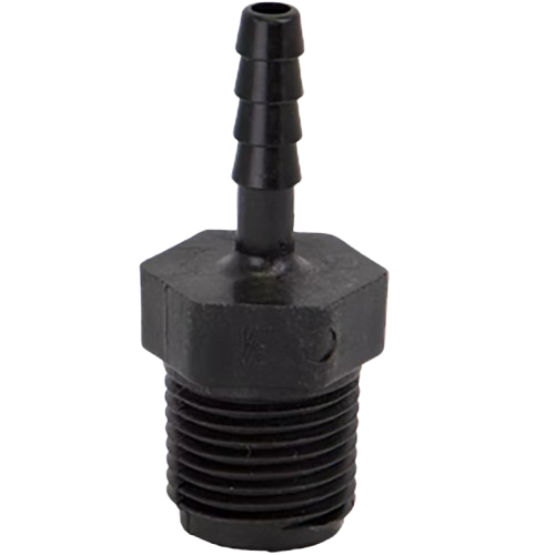 1/2" Male Thread x 1/4" Hose Barb Straight