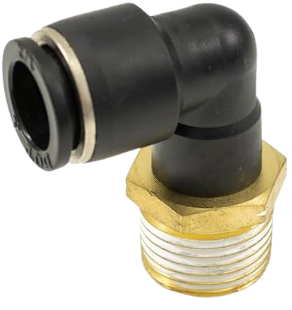 1/2" OD Push To Connect x 1/2" MPT Elbow
