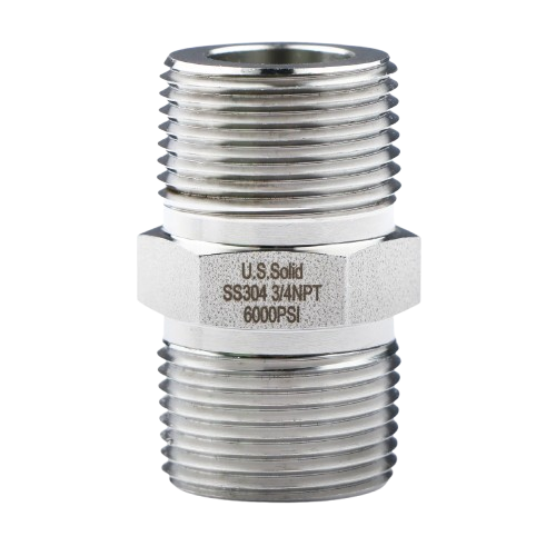 3/4" MPT x 3/4" MPT Nipple Steel