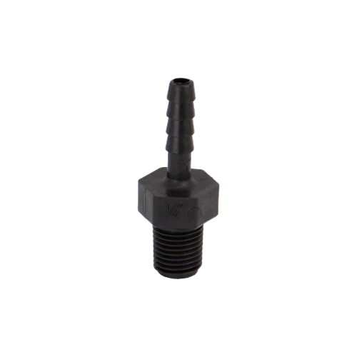 1/4" Male Thread x 1/4" Hose Barb Straight