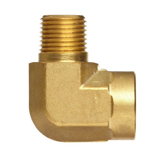 3/8" FPT x 3/8" MPT Elbow Brass