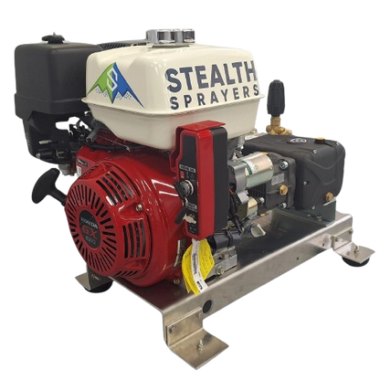 Stealth Honda GX390 5.5gpm @ 3000psi Gear Drive Electric Start Honda Engine and AR Pump