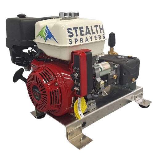 Stealth Honda GX390 5.5gpm @ 3000psi Gear Drive Electric Start Honda Engine and AR Pump