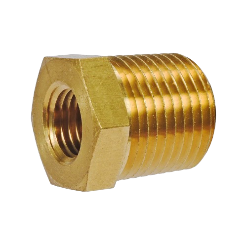 1/2" MPT x 1/4" FPT Reducer Brass