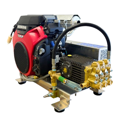 Stealth 10.2 GPM 3500 PSI Belt-Drive Pressure Washer Skid w/ Electric Start Honda iGX800 & General Pump TSF2221