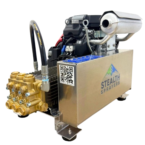Stealth 10.2 GPM 3500 PSI Belt-Drive Pressure Washer Skid w/ Electric Start Honda iGX800 & General Pump TSF2221