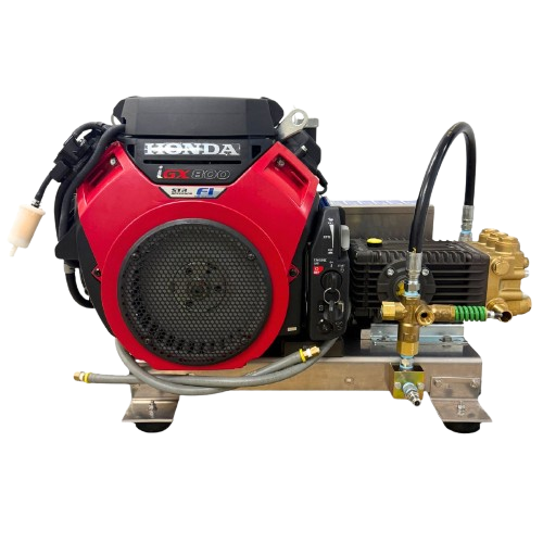 Stealth 10.2 GPM 3500 PSI Belt-Drive Pressure Washer Skid w/ Electric Start Honda iGX800 & General Pump TSF2221
