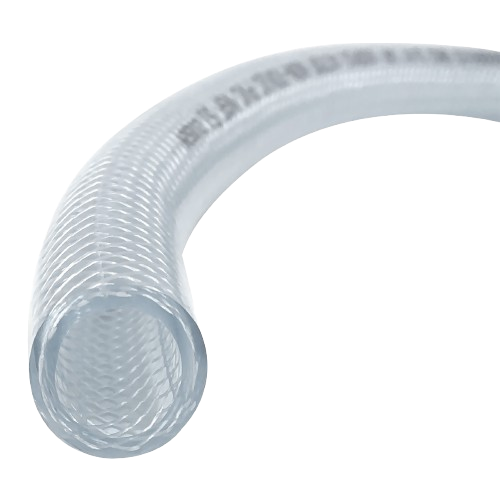 3/4" Clear Braided Hose - By Foot