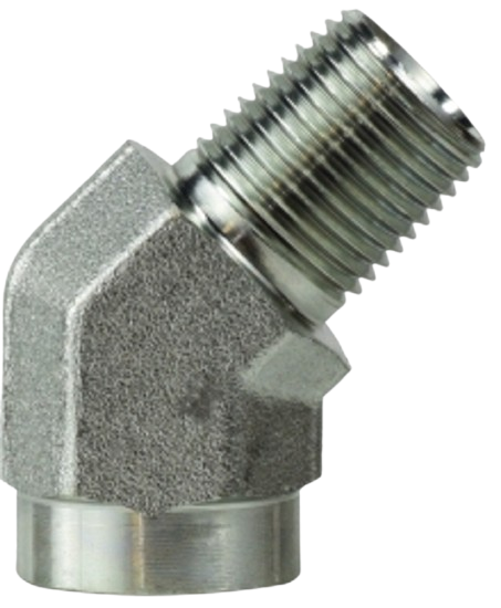 45 Street Elbow, 1/2" NPTF Male x 1/2" NPTF Female
