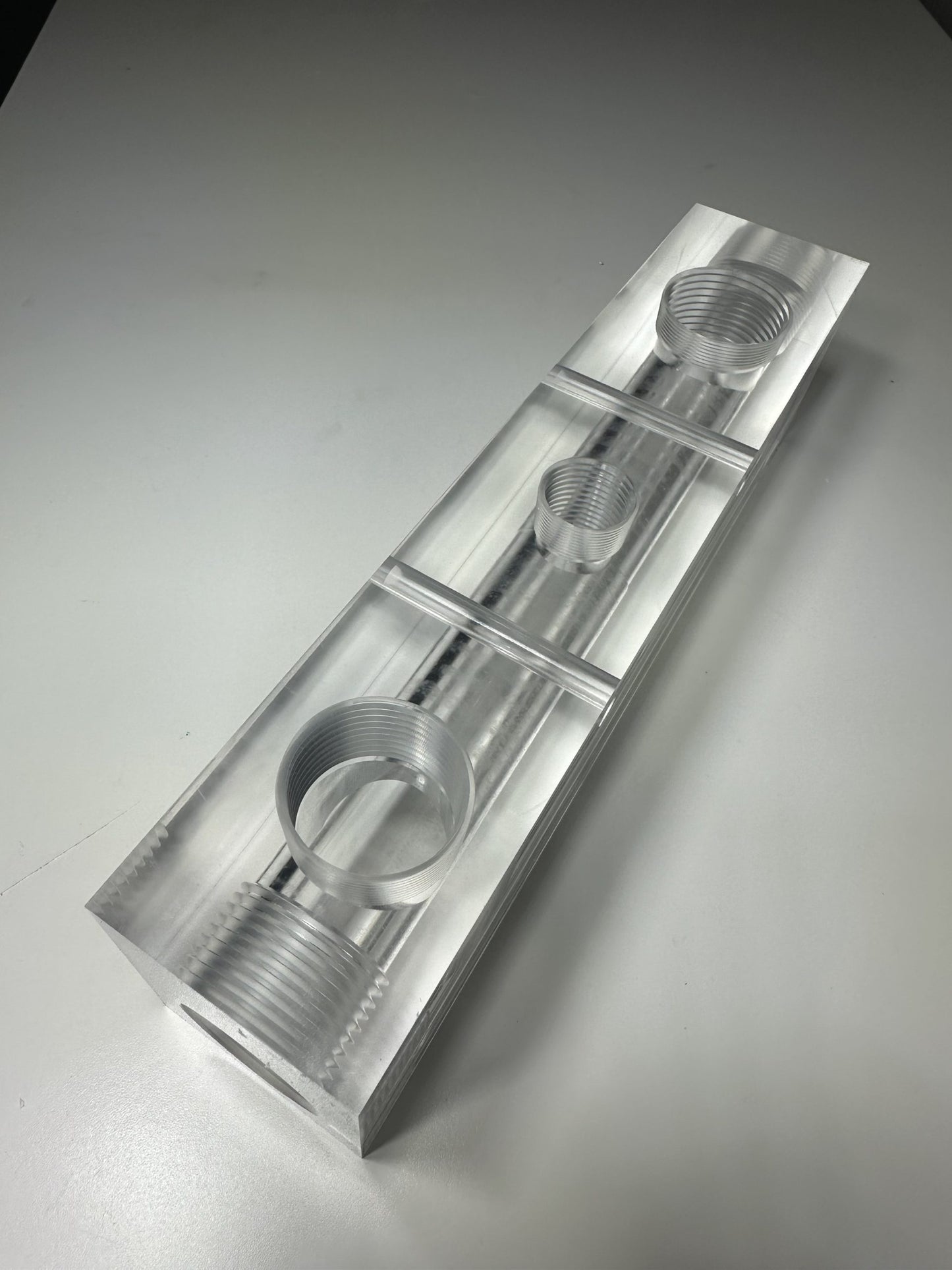 Clear Manifold Block