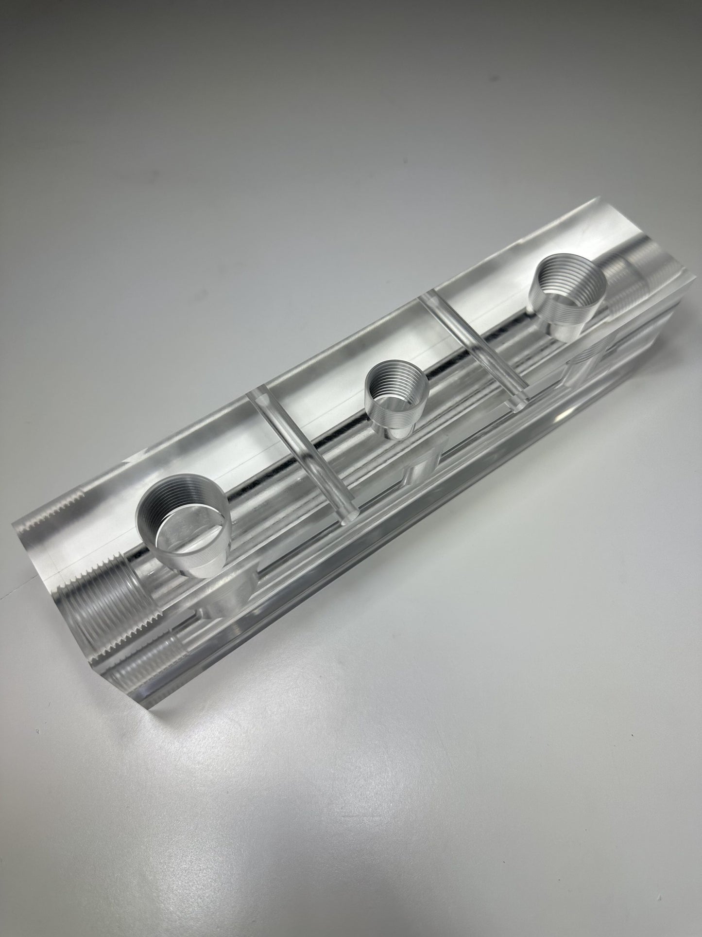 Clear Manifold Block